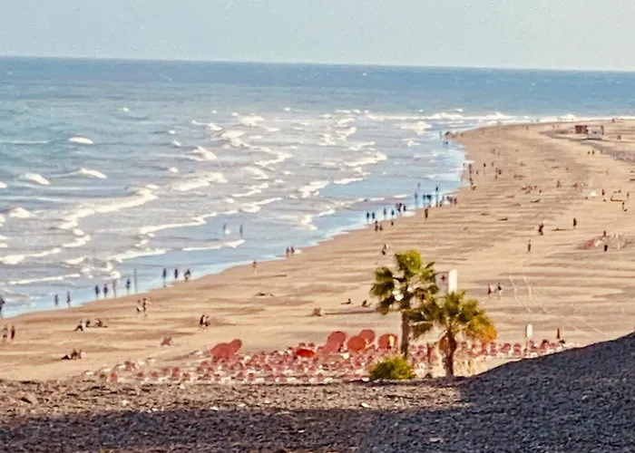 Modern And Friendly Flat In Playa Del Ingles Апартаменти *